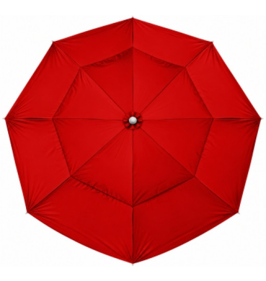 GUARDASOL LISO VERMELHO 2,40(LARG)x2,30(ALT) MR542